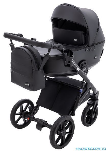 Коляска 2 в 1 Bair Kiwi Plus ECO BKP-15 черный 1000680894 фото