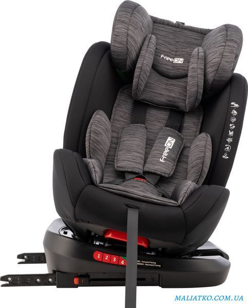 Автокрісло FreeON Sierra, i-Size 40-150 см, black-grey sf52149 фото