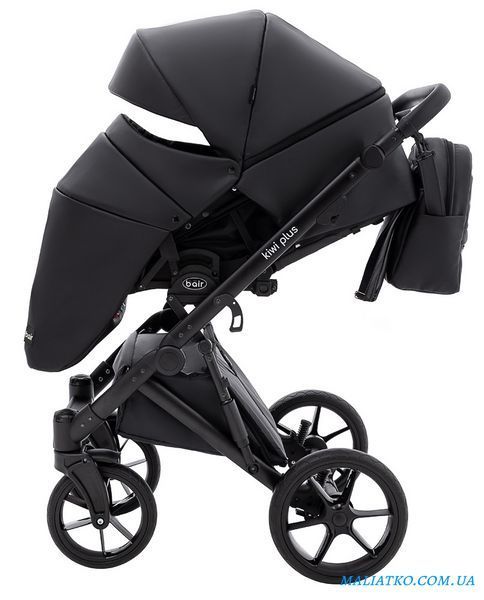 Коляска 2 в 1 Bair Kiwi Plus ECO BKP-15 черный 1000680894 фото