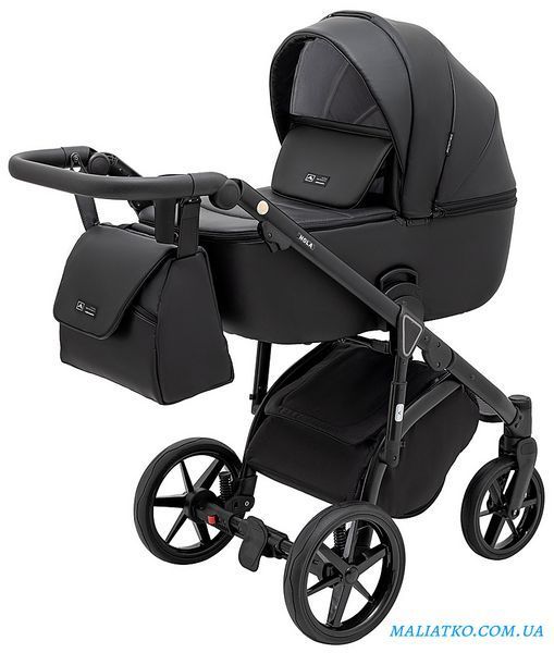 Коляска 2 в 1 Adamex Nola Eco SA-2 черный 1000681677 фото