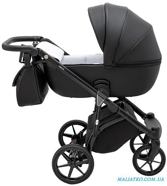 Коляска 2 в 1 Adamex Nola Eco SA-2 черный 1000681677 фото