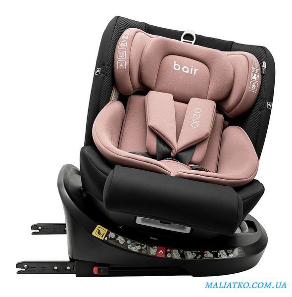 Автокресло Bair Oreo 360 i-size Iso-fix BO-04 black-pink 1000681958 фото