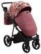 Коляска 2 в 1 Adamex Porto Flowers-2 розовый 1000625655 фото 6