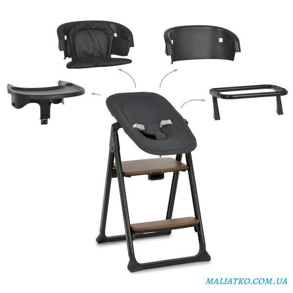 Стільчик EL CAMINO GROWEE ME 1222 Black 335669 фото