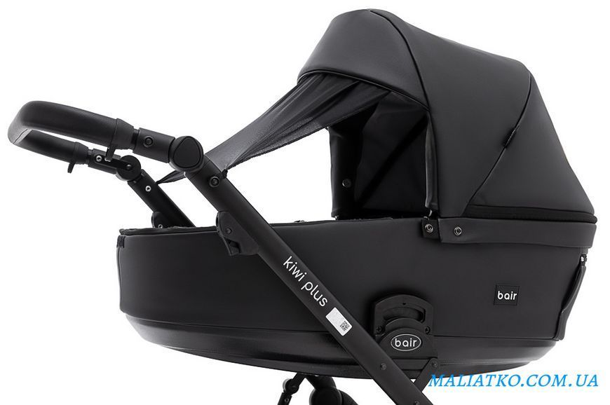 Коляска 2 в 1 Bair Kiwi Plus ECO BKP-15 черный 1000680894 фото