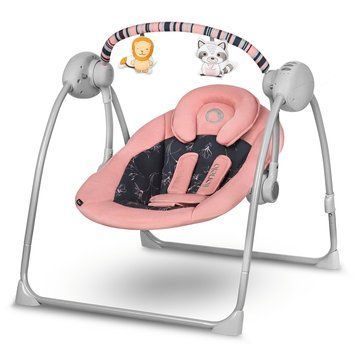Дитяче крісло-гойдалка Lionelo RUBEN PINK BABY 52404296 фото