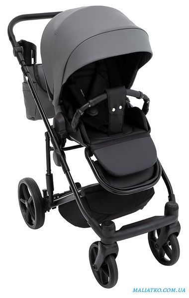Коляска 2 в 1 Adamex Zico Eco Sa-4 тёмно-серый 1000680850 фото