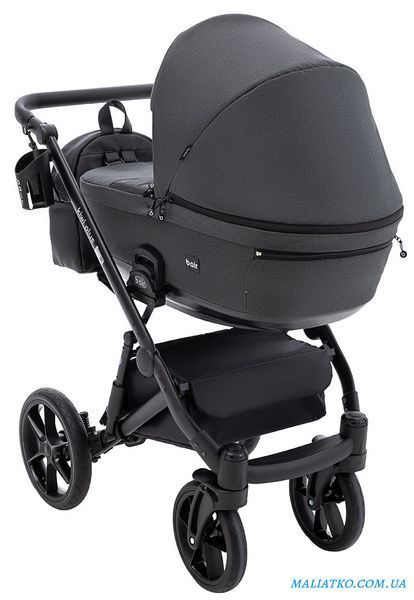Коляска 2 в 1 Bair Kiwi Plus Soft BKP-219 графит 1000680904 фото