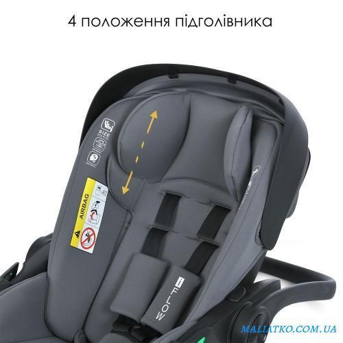 Автокрісло El Camino i-FLOW ME 1198 Gray 319829 фото