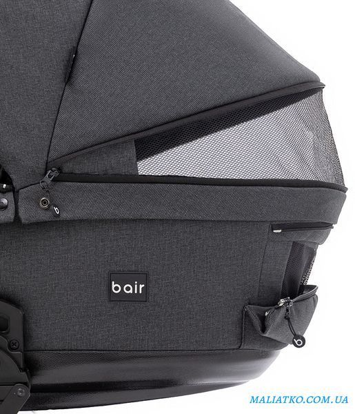 Коляска 2 в 1 Bair Kiwi Plus Soft BKP-219 графит 1000680904 фото