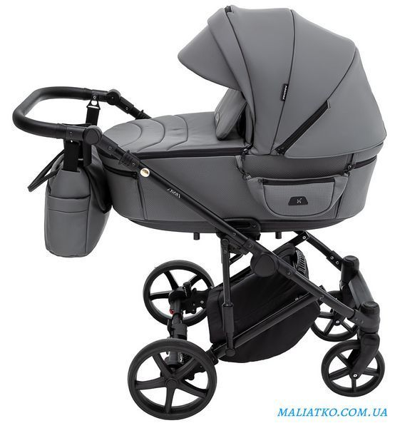 Коляска 2 в 1 Adamex Zico Eco Sa-4 тёмно-серый 1000680850 фото