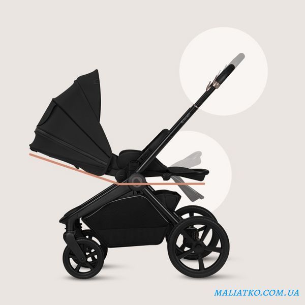 Універсальна коляска 3 в 1 Lionelo FREYA 3IN1 BLACK ONYX 130758489 фото