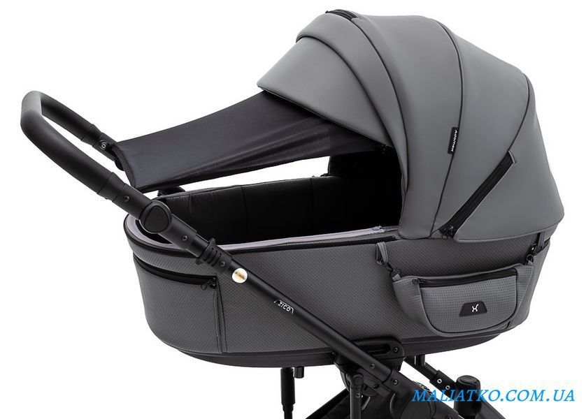 Коляска 2 в 1 Adamex Zico Eco Sa-4 тёмно-серый 1000680850 фото