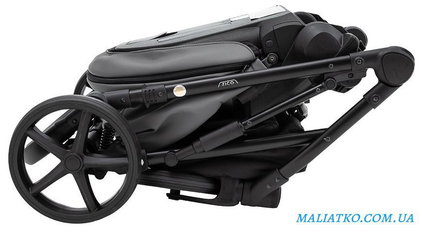 Коляска 2 в 1 Adamex Zico Eco Sa-4 тёмно-серый 1000680850 фото