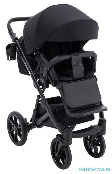 Коляска 2 в 1 Bair Kiwi Plus Soft BKP-452 черный 1000680905 фото