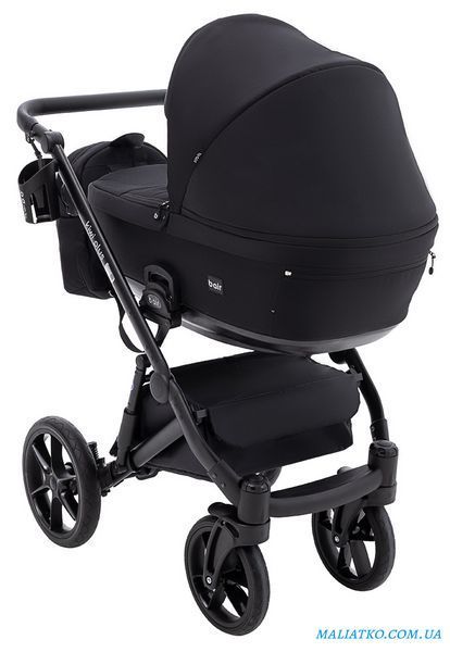 Коляска 2 в 1 Bair Kiwi Plus Soft BKP-452 черный 1000680905 фото