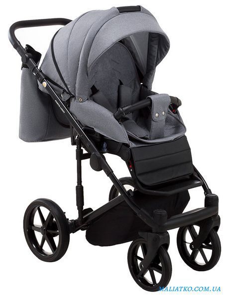 Коляска 2 в 1 Adamex Porto Light Tip TK-60 темно-серый 1000625703 фото