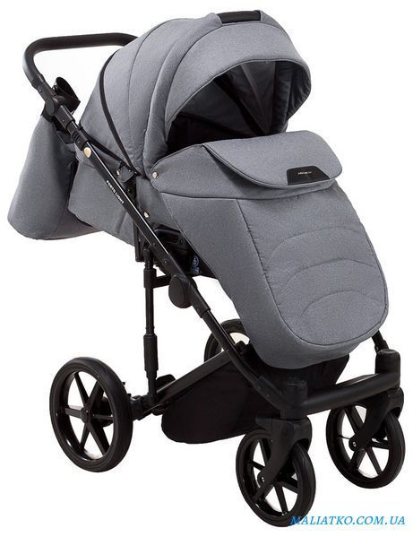 Коляска 2 в 1 Adamex Porto Light Tip TK-60 темно-серый 1000625703 фото