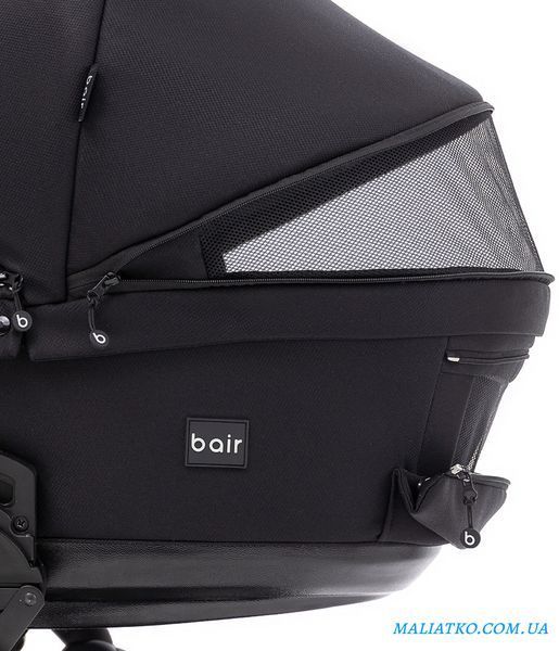 Коляска 2 в 1 Bair Kiwi Plus Soft BKP-452 черный 1000680905 фото
