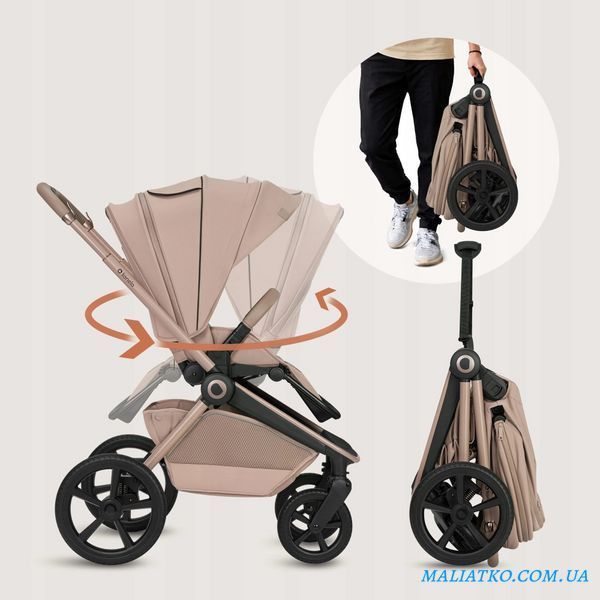 Універсальна коляска 3 в 1 Lionelo FREYA 3IN1 BEIGE SAND 130774059 фото
