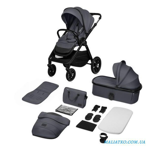 Універсальна коляска 2 в 1 Lionelo LAYLA 2IN1 GREY STONE 91055953 фото