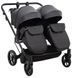 Коляска 2 в 1 для двойни Adamex Leo Duo Eco SA-2 черний 1000681143 фото 6