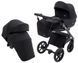 Коляска 2 в 1 Bair Kiwi Plus Soft BKP-452 черный 1000680905 фото