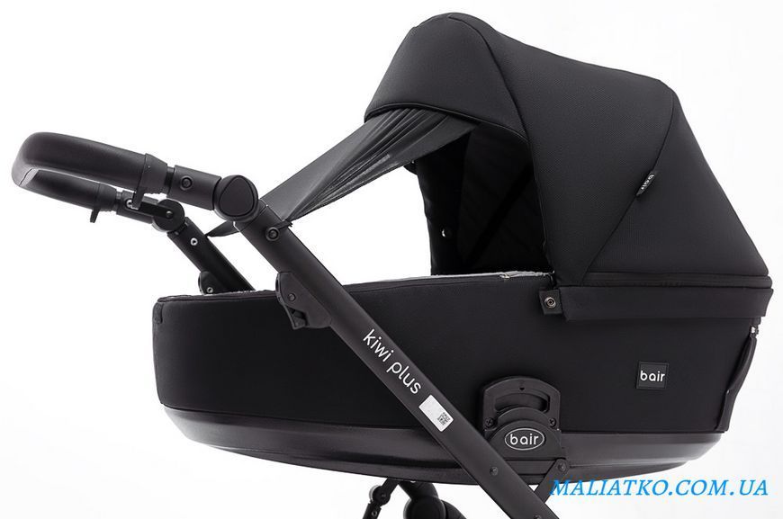Коляска 2 в 1 Bair Kiwi Plus Soft BKP-452 черный 1000680905 фото