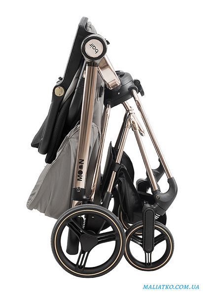 Коляска 2 в 1 Bair Moon Gold Edition MG-02 темно-серый 1000680935 фото