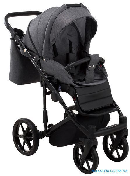 Коляска 2 в 1 графит Adamex Porto Light Tip TK-57 1000625702 фото