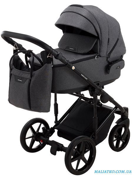 Коляска 2 в 1 графит Adamex Porto Light Tip TK-57 1000625702 фото