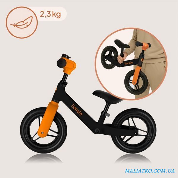 Біговел Lionelo TONI BLACK ORANGE 108967019 фото