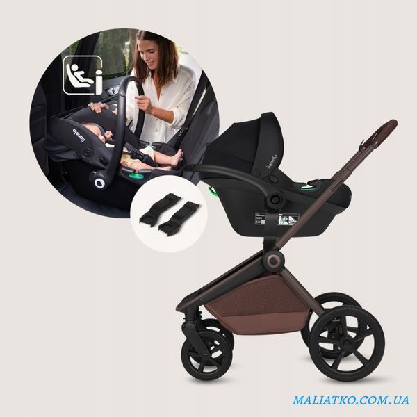 Універсальна коляска 3 в 1 Lionelo FREYA 3IN1 BROWN CHOCOLATE 130774293 фото