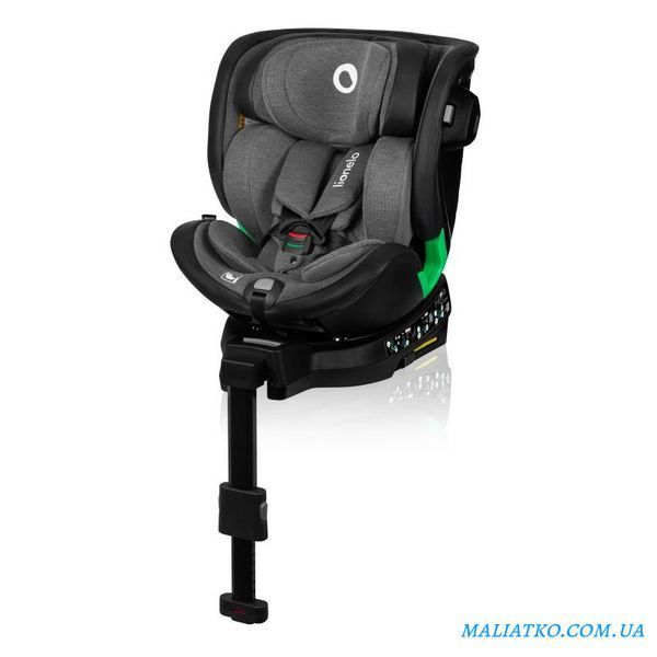 Дитяче автокрісло Lionelo HARMONY I-SIZE GREY GRAPHITE LEATHER 87230564 фото