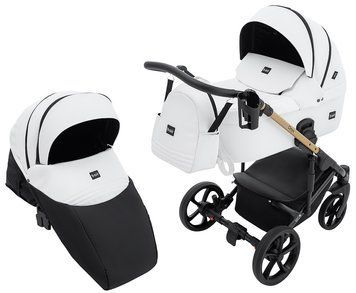 Коляска 2 в 1 Bair Onyx ECO OE-02 белый 1000680790 фото