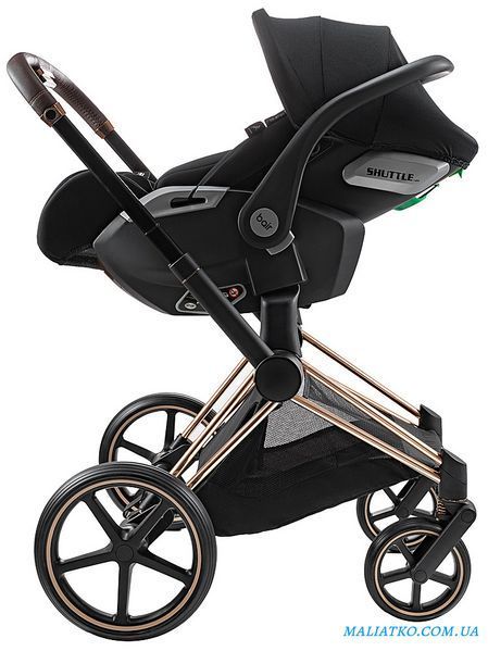 Автокрісло Bair Shuttle i-size TB-01 total black 1000681545 фото
