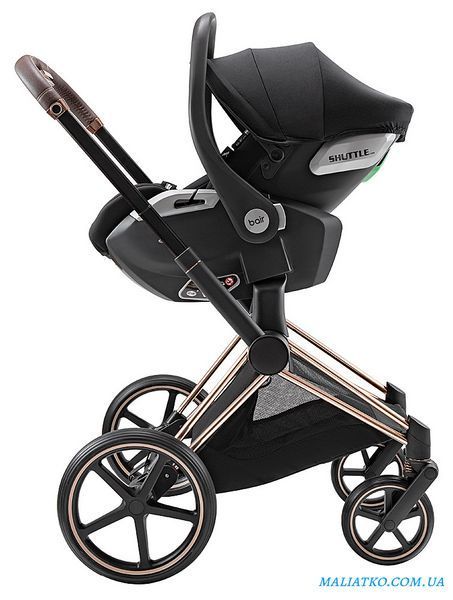 Автокрісло Bair Shuttle i-size TB-01 total black 1000681545 фото