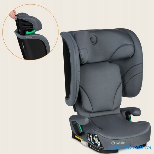 Дитяче автокрісло Lionelo ORIN I-SIZE GREY GRAPHITE 121554040 фото