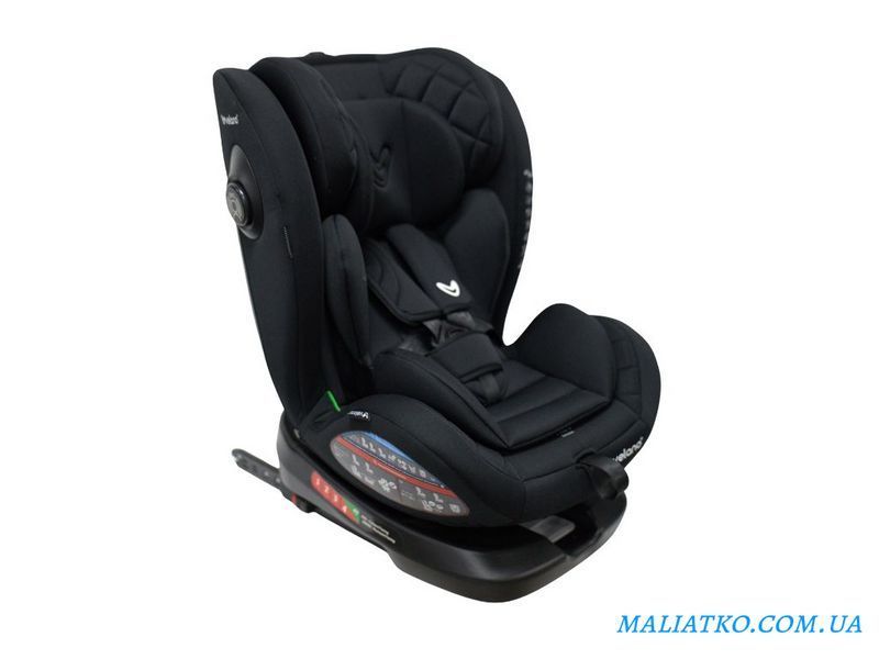 Автокрісло VELANO Aura 360&deg; i-Size 40&ndash;150 см, ISOFIX, black sf59728 фото