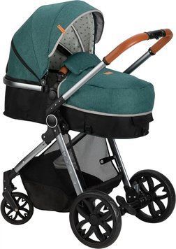 Коляска універсальна 2 в 1 MoMi LIMURU 2in1 green 122126566 фото
