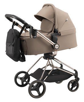 Коляска 2 в 1 Bair Moon Gold Edition MG-03 капучино 1000680931 фото