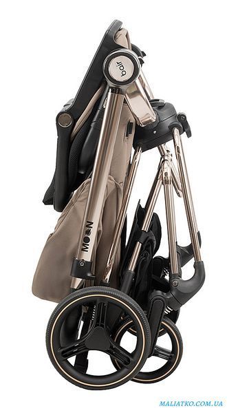 Коляска 2 в 1 Bair Moon Gold Edition MG-03 капучино 1000680931 фото
