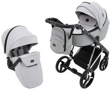 Коляска 2 в 1 Adamex Blanc Special Edidion PS-723/K светло-серый 1000680865 фото