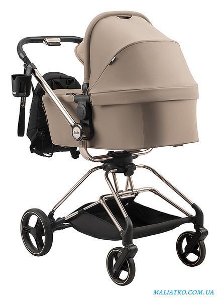 Коляска 2 в 1 Bair Moon Gold Edition MG-03 капучино 1000680931 фото