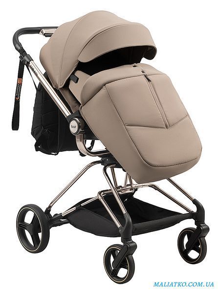 Коляска 2 в 1 Bair Moon Gold Edition MG-03 капучино 1000680931 фото