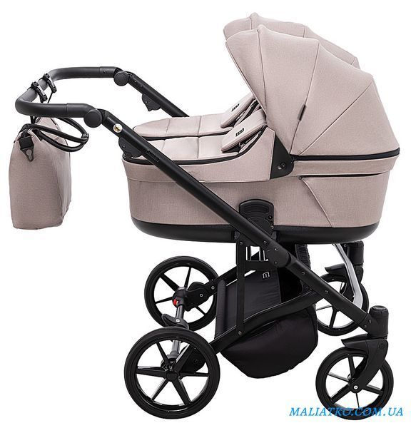 Коляска 2 в 1 для двойни Adamex Leo Duo Tip TK-72 капучино 1000681142 фото