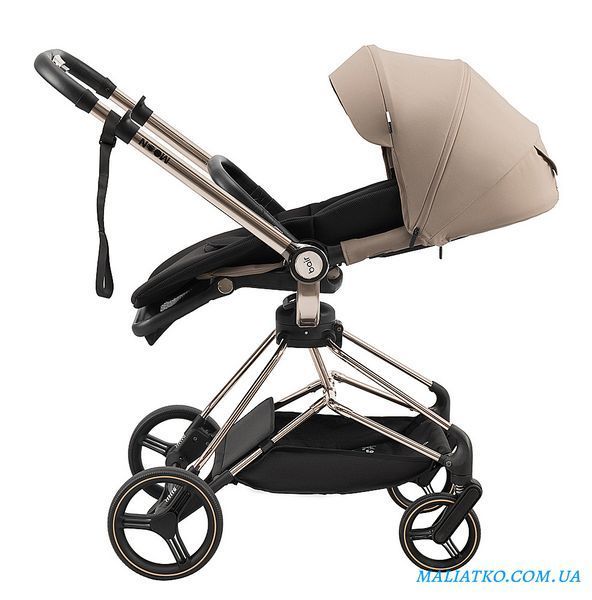 Коляска 2 в 1 Bair Moon Gold Edition MG-03 капучино 1000680931 фото