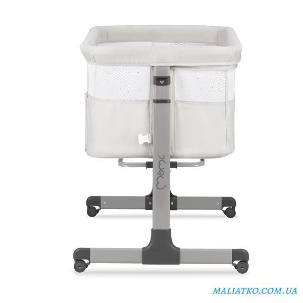 Ліжечко дитяче прямокутне MoMi REVO Light Gray 117218040 фото