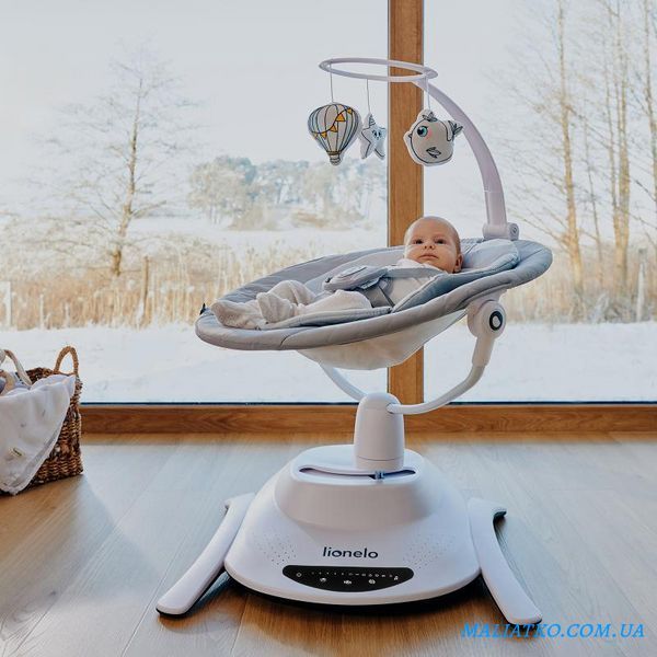 Гойдалка-ліжко Lionelo BELLA SET GREY CONCRETE 63119924 фото