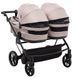 Коляска 2 в 1 для двойни Adamex Leo Duo Tip TK-72 капучино 1000681142 фото 6